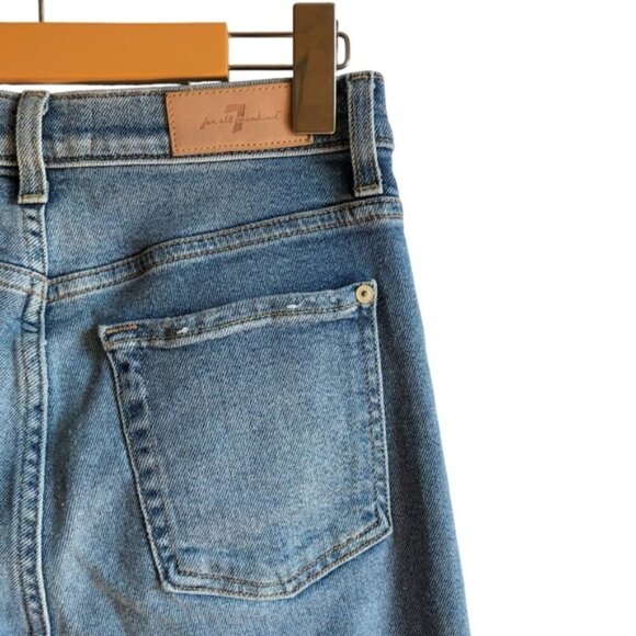7 For All Mankind 7FAM High Waist Ankle Skinny Jeans Luxe Vintage Size 28 - Picture 11 of 14